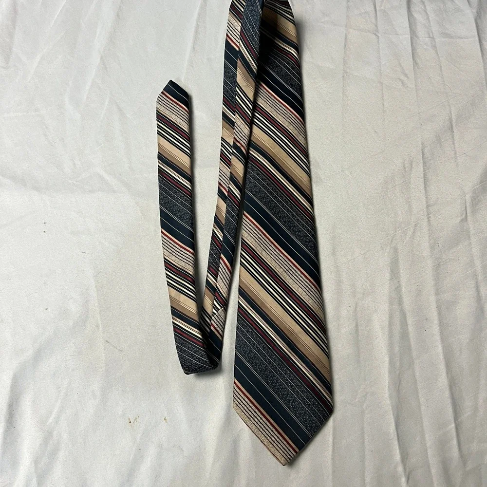 Don Loper Beverly‎ Hills Mens Polyester Striped Necktie Classic 4